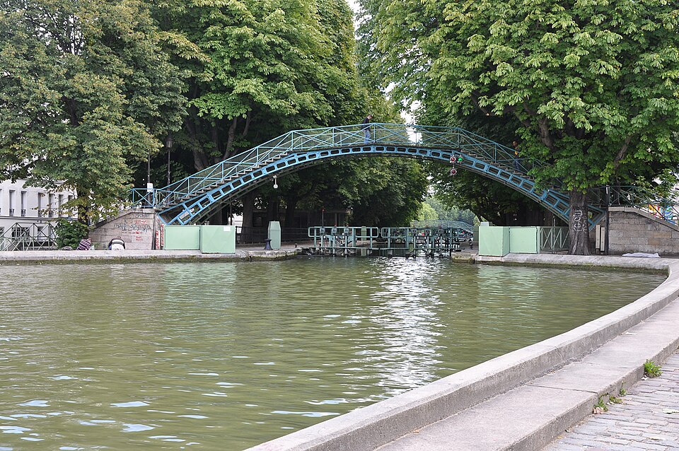Los muelles del canal Saint-Martin