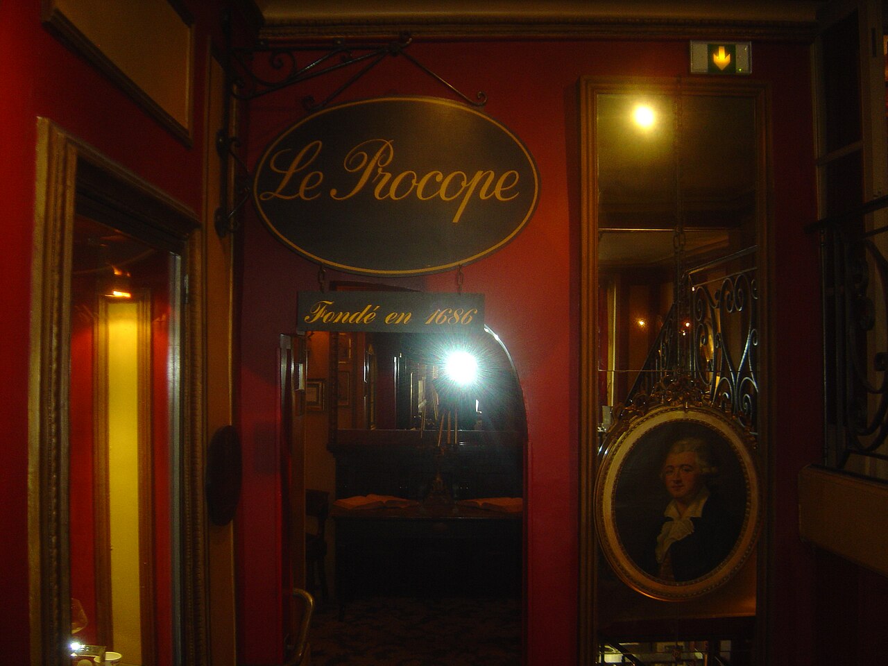 Le Procope, rue de l'Ancienne Comédie