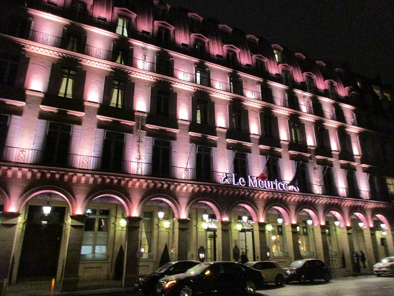 Le Meurice in der Rue de Rivoli