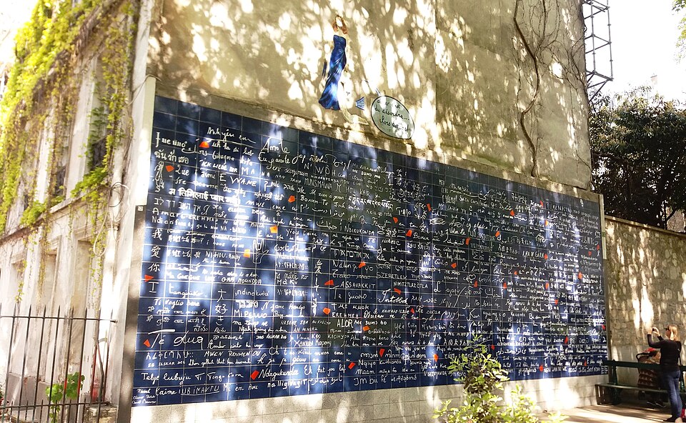 Le mur des Je t'aime