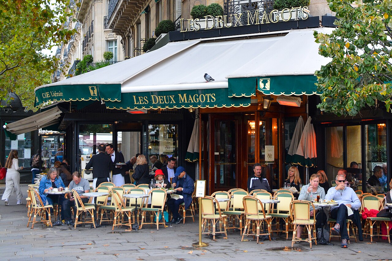 Les Deux Magots, place Saint-Germain-des-Prés