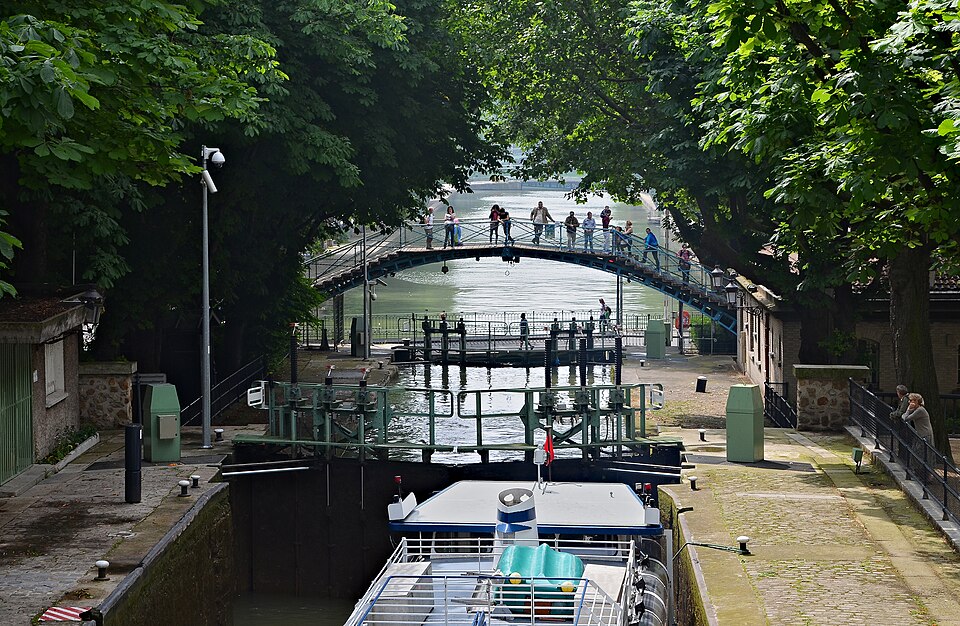 Las esclusas del canal Saint-Martin