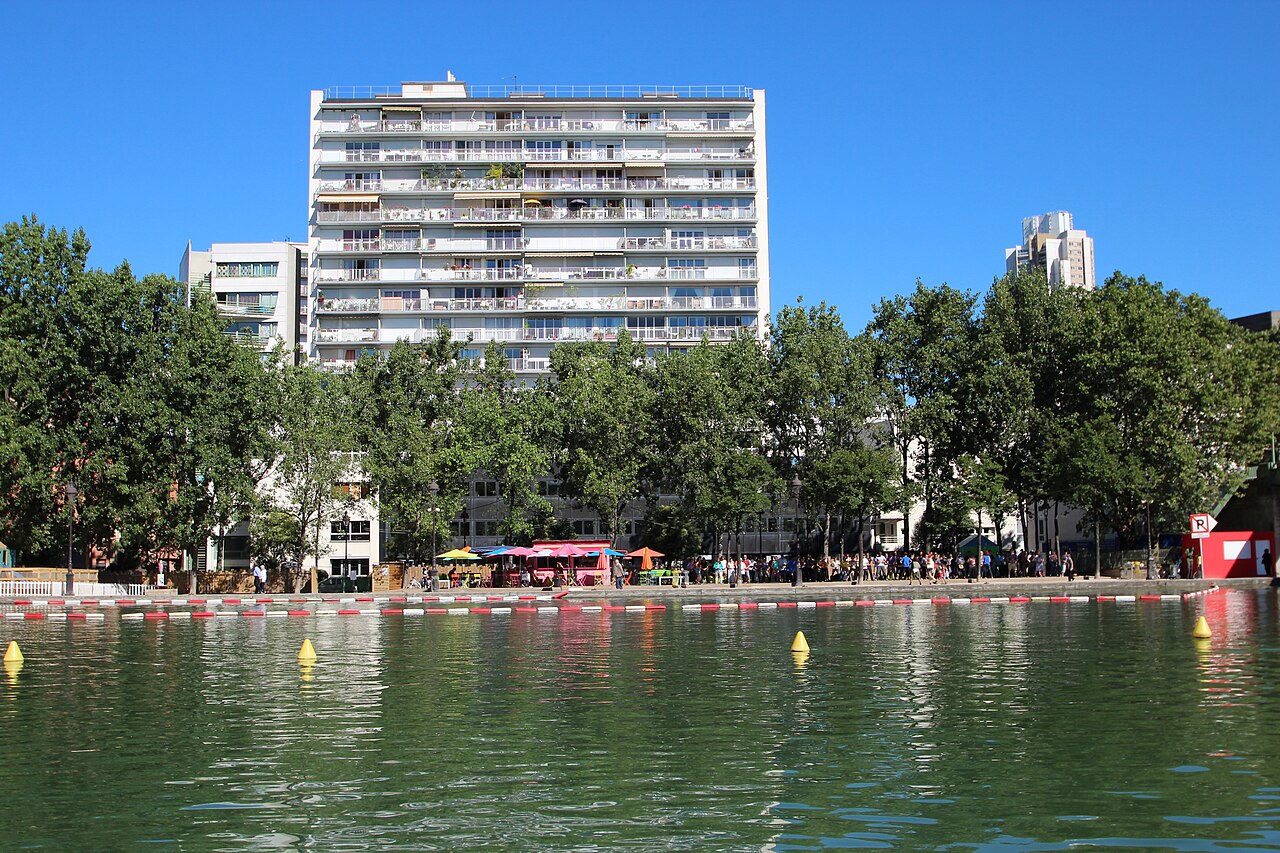 파리 플라주의 두 번째 무대, 라빌레트 저수지(Bassin de la Villette)