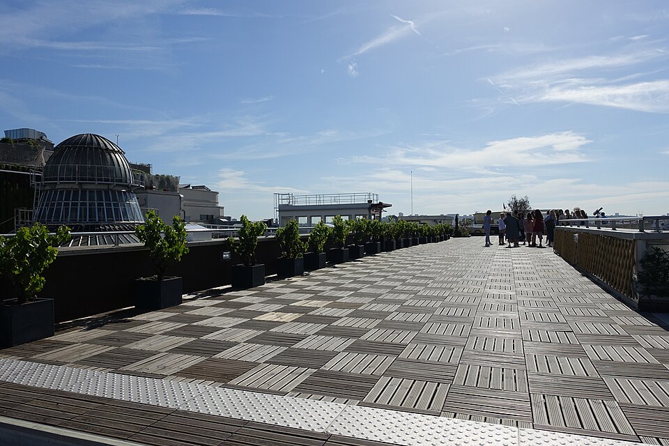 La terraza de las Galeries Lafayette