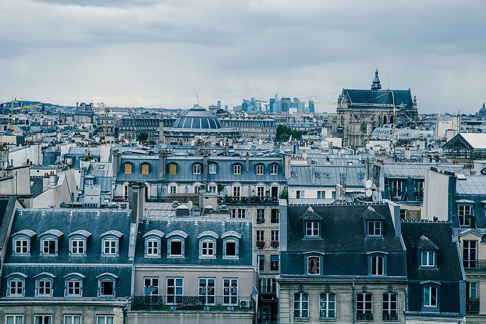 The view from the Centre Pompidou's restaurant