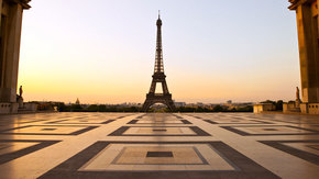 The view from the Palais de Chaillot and the Trocadéro gardens