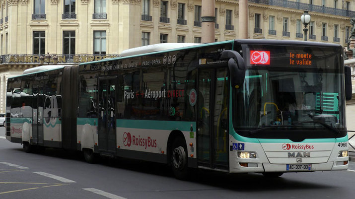 Taking the Bus in Paris